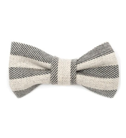 Mutts & Hounds Flint Stripe Bow Tie for Dogs