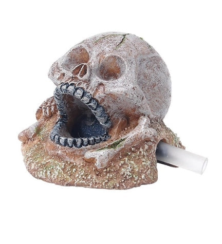 AquaSpectra Air Bubble Skull  Aquarium Decor