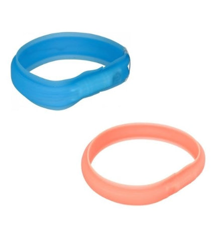 Trixie USB Flash Light Wide Silicone Dog Collar