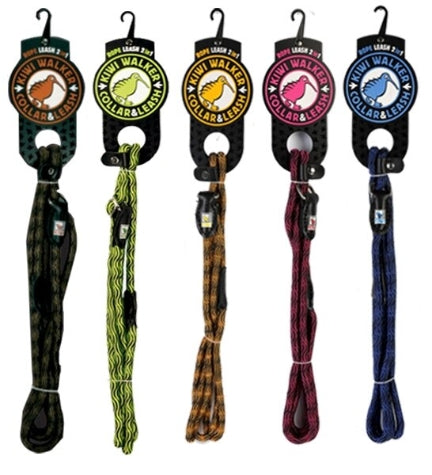 KIWI WALKER 2 in 1 Rope Leash for Dogs