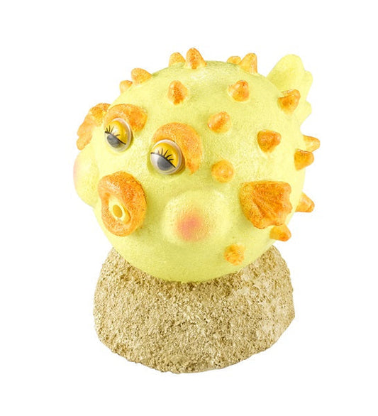 Aqua D'Ella Action Air Puffer Fish Aquarium Decor