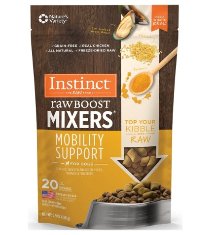 Instinct Raw Boost Mixers Mobility Support Freeze Dried Dog Food Topper