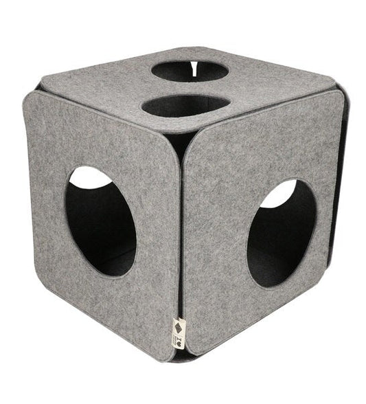 D&D Home I Love Happy Cats Nala Felt Play Cube