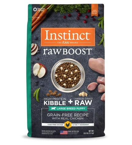Instinct Raw Boost Kibble Chicken Puppy Large Breed Dry Dog Food