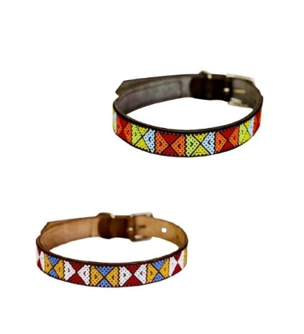 Huntlea Beaded Bow Dog Collar