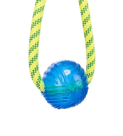 Trixie Aqua Toy Floatable Polyester Playing Rope with TPR Ball Dog Toy