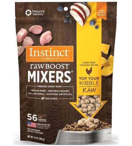 Instinct Raw Boost Mixers Chicken Freeze Dried Dog Food Topper