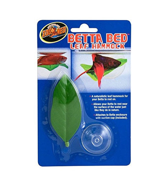 ZooMed Aquarium Betta Leaf Bed Hammock