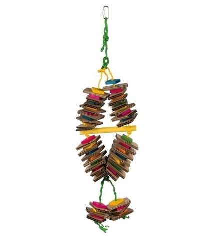 Trixie Wooden Toy with Cardboard for Birds