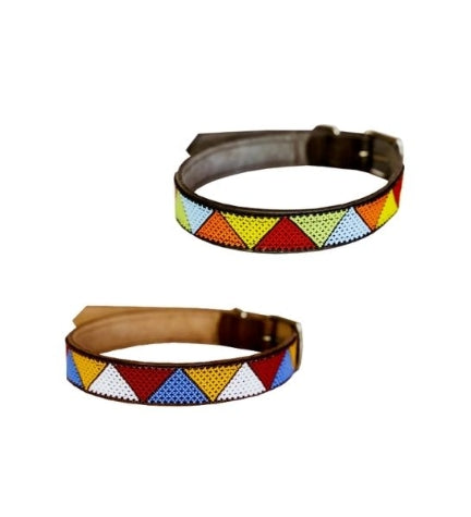 Huntlea Beaded Big Vee Dog Collar