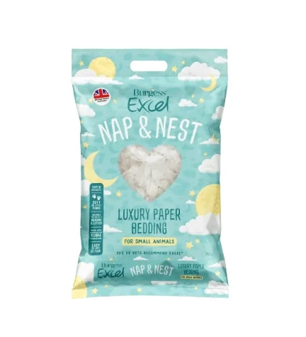 Burgess Excel Nap & Nest Paper Bedding for Small Pets
