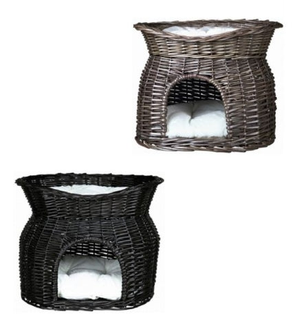 Trixie Wicker Tower with Cave for Cats
