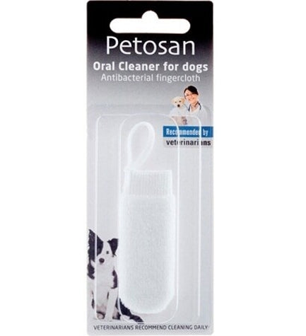 Petosan Oral Cleaner Fingercloth for Dogs