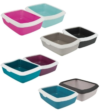 Trixie Classic Cat Litter Tray with Rim