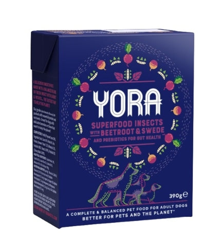 Yora Pet Foods Nutritious Insect Pate Beetroot & Swede Wet Dog Food