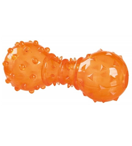 Trixie Thermoplastic Dumbbell Toy for Dogs - PINK/12CM