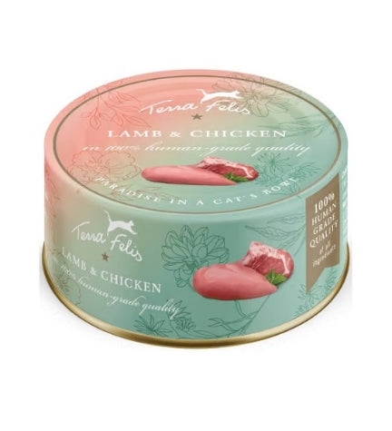 Terra Felis Lamb & Chicken Cat Wet Food 80G