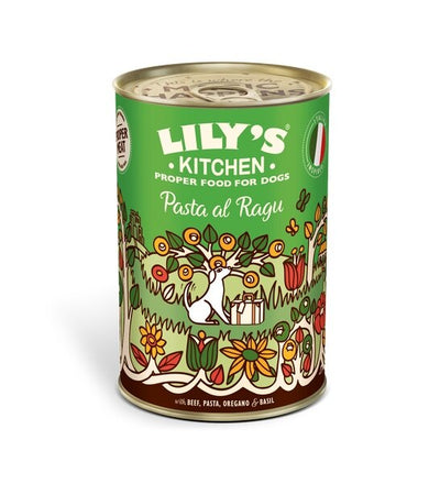 Lily's Kitchen Dog Pasta Al Ragu Wet Dog Food 400G Pack of 6