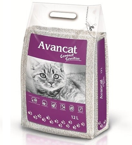 Avancat Compact Sensitive Cat  Clumping Litter