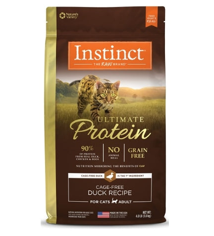 Instinct Ultimate Protein Cage Free Duck Recipe Cat Dry Food