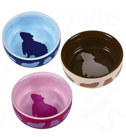 Trixie Ceramic Bowl with Guinea Pig Design