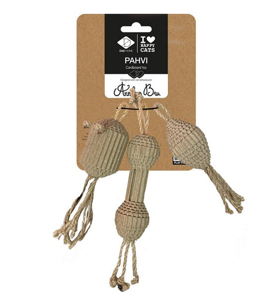D&D Home I Love Happy Cats Pahvi Cardboard Cat Toy