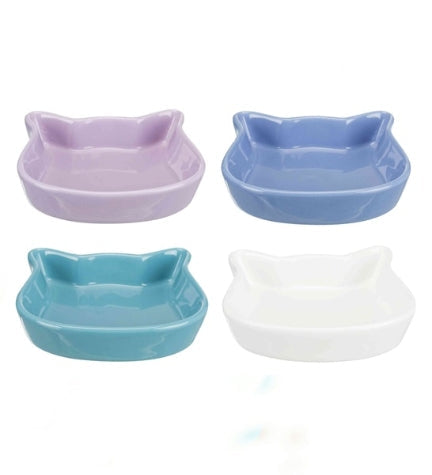 Trixie Ceramic Cat Face Bowl for Cats