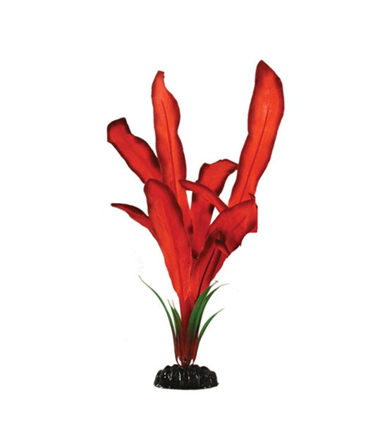 Hugo Kamishi Red Bleheri Silk Aquarium Plant Decor