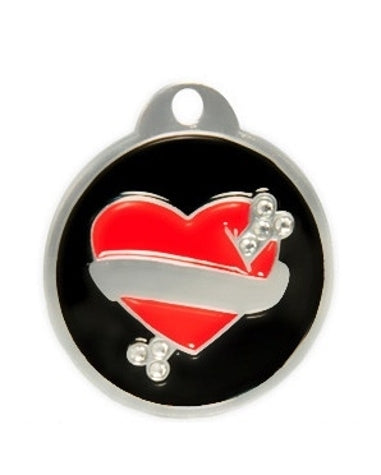 GoScribe Pet Tag Tattoo Heart