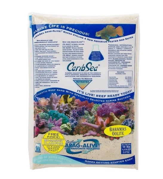 CaribSea Arag-alive Fiji Pink Live Sand