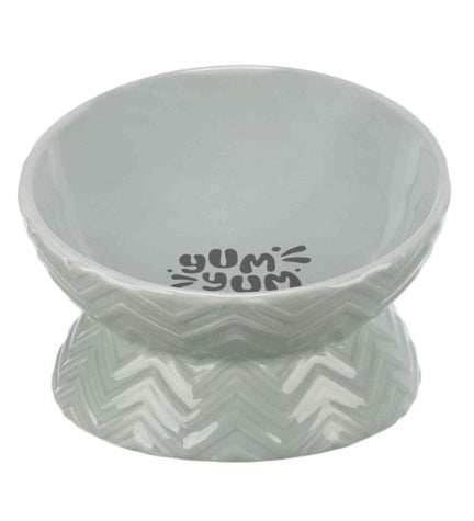 Trixie Yum Yum Raised Ergonomic Shape Ceramic Dog Bowl