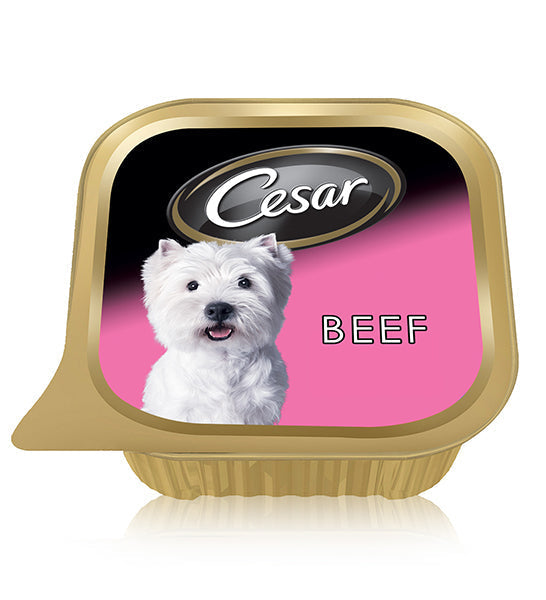 Cesar Beef Wet Dog Food - 100G