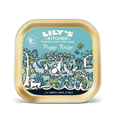 Lily's Kitchen Turkey & Duck Recipe Puppy Wet Food 150G Pack of 12