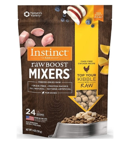Instinct Raw Boost Mixers Chicken Freeze Dried Dog Food Topper