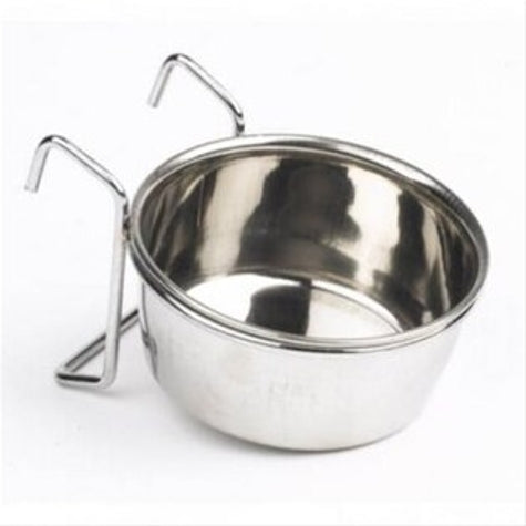 Trixie Stainless Steel Bowl with Holder for Birds