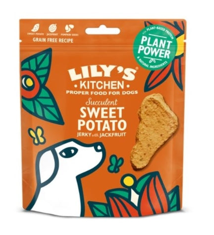 Lily's Kitchen Succulent Sweet Potato & Jackfruit Jerky Dog Treats 70G