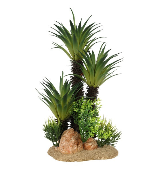 Aqua D'Ella Sago Palm Aquarium Decor