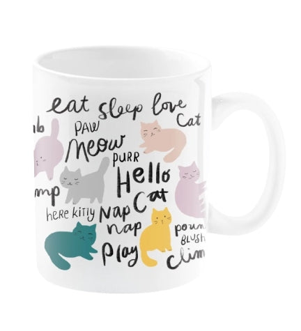 PetShop by Fringe Studio Chubby Cat Ceramic Mug