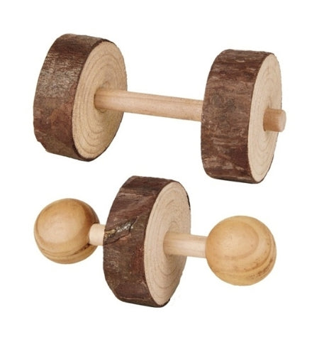 Trixie Wooden Rabbit Dumbbell Set for Small Pets