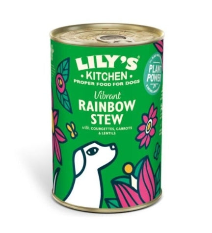 Lily's Kitchen Vegan Rainbow Stew Dog Wet Food 400G Pack of 6