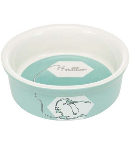 Trixie Comic Rabbit Ceramic Bowl for Small Pets
