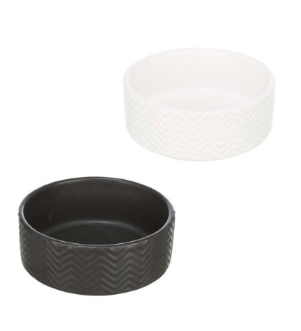 Trixie Wavy Pattern Ceramic Dog Bowl