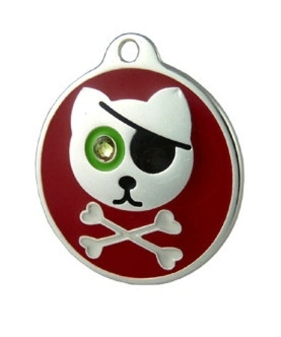 GoScribe Pet Tag Pirate Kitty