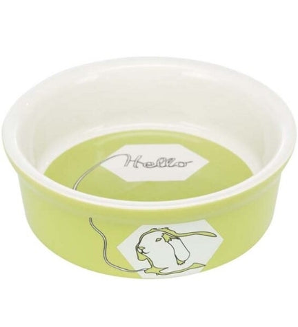 Trixie Comic Rabbit Ceramic Bowl for Small Pets