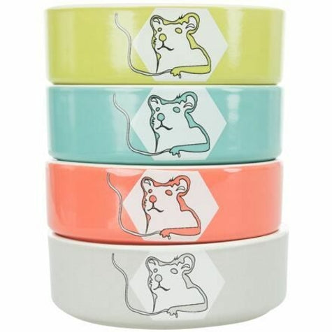 Trixie Comic Hamster Ceramic Bowl for Small Pets