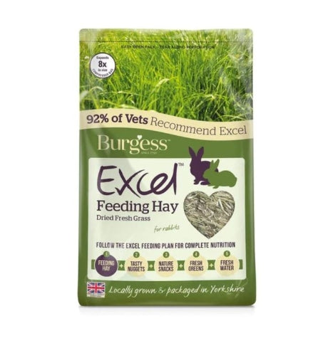 Burgess Excel Fresh Forage Feeding Hay for Small Pets
