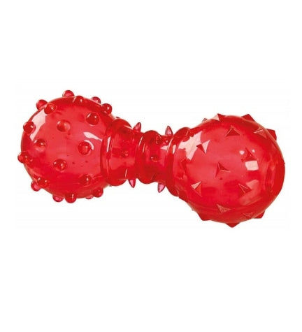 Trixie Thermoplastic Dumbbell Toy for Dogs - PINK/12CM