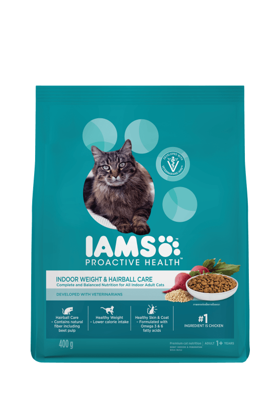 IAMS Proactive Health Indoor Weight & Hairball Care Dry Cat Food